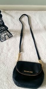 Michael Kors Black leather crossbody
